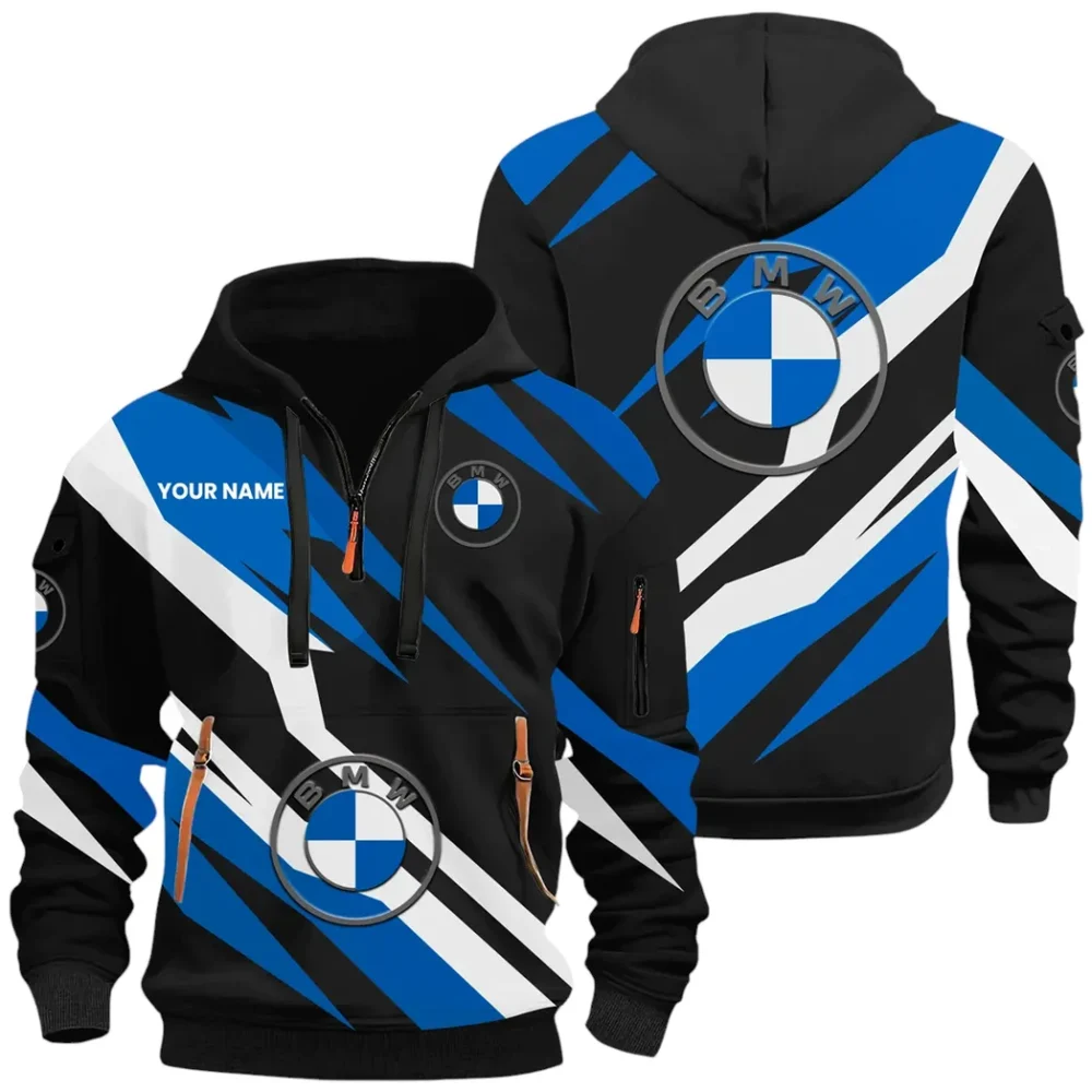 Sport Sedan Hoodie Half Zip x Sweatpants Set, Drive-Inspired Hoodie and Pants Set CAR514100925163 - Image 3
