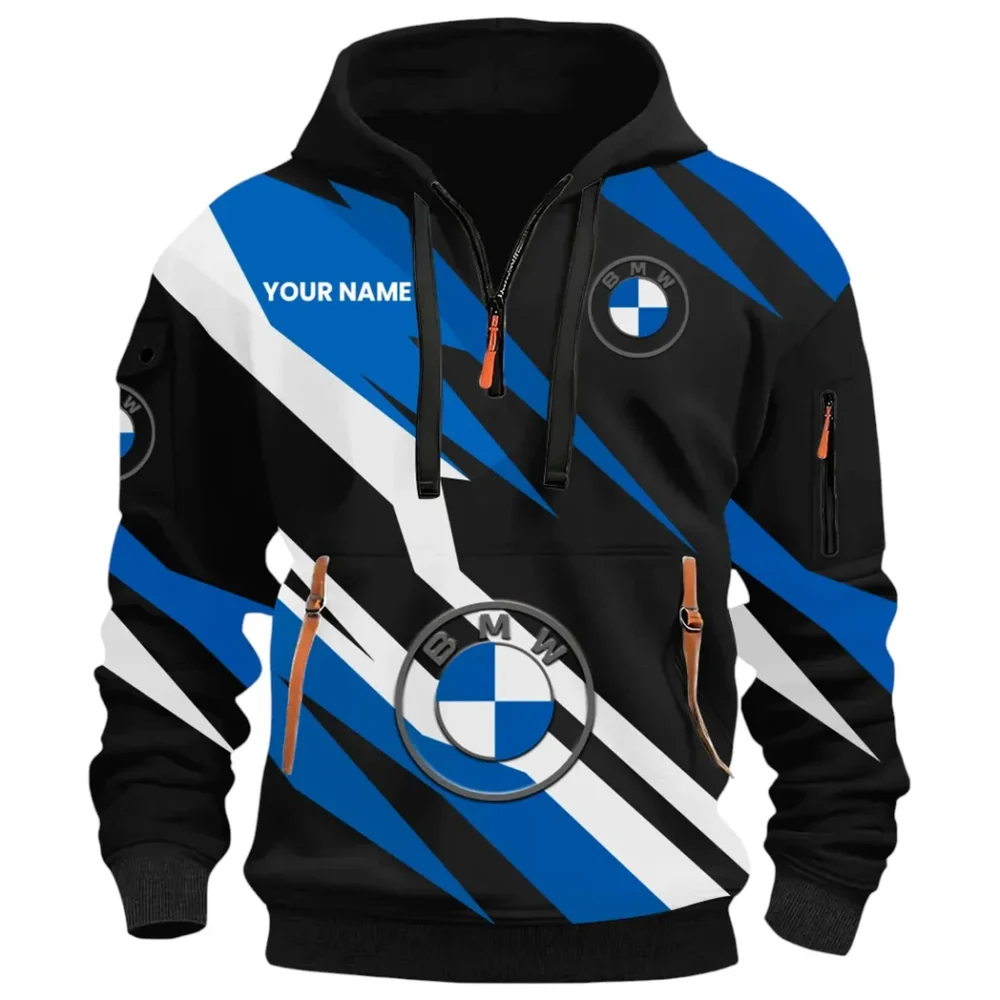 Sport Sedan Hoodie Half Zip 3D Print, Everyday Casual Hoodie CAR514100925163 - Image 3